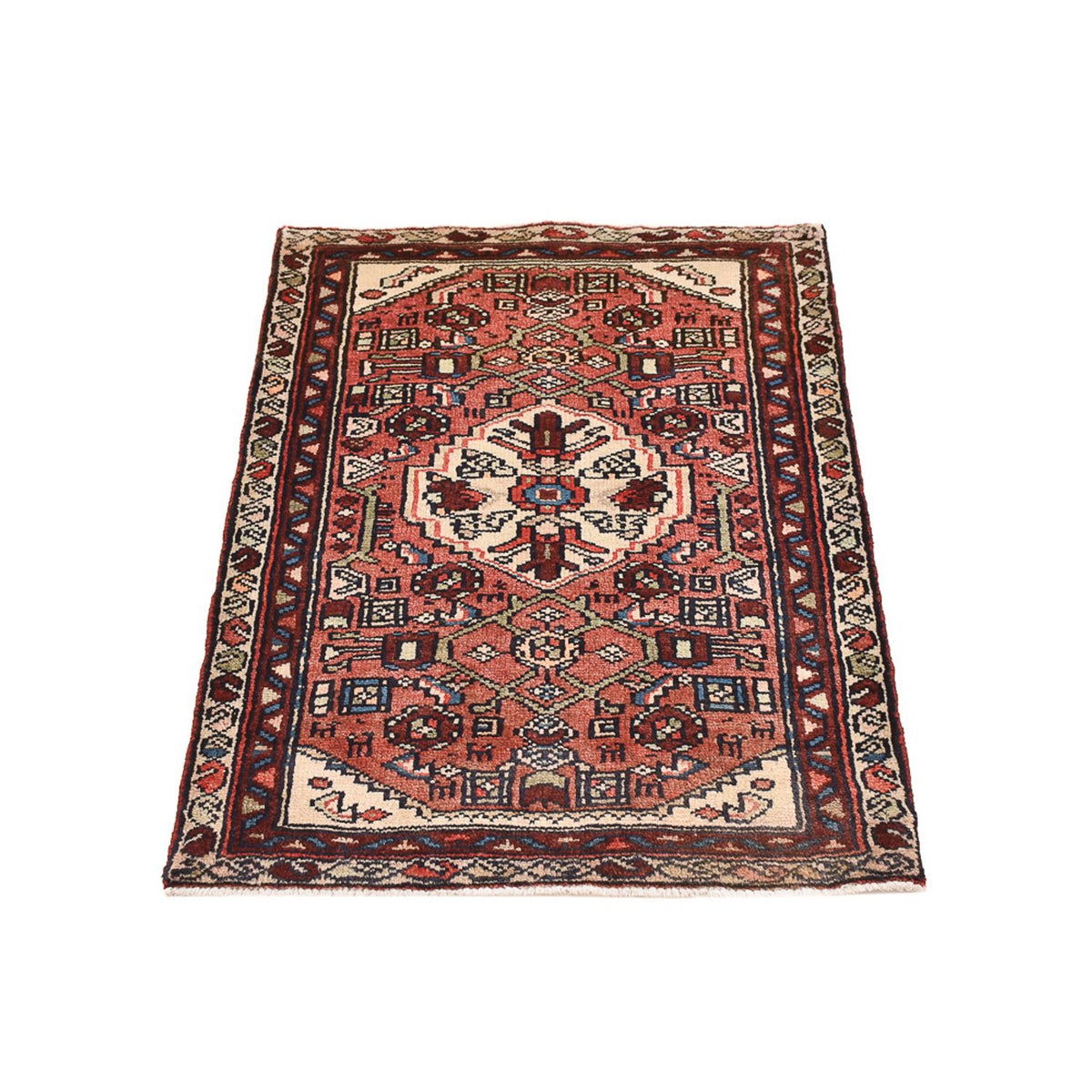 Perser Rug - Nomadic - 97 x 67 cm - light red