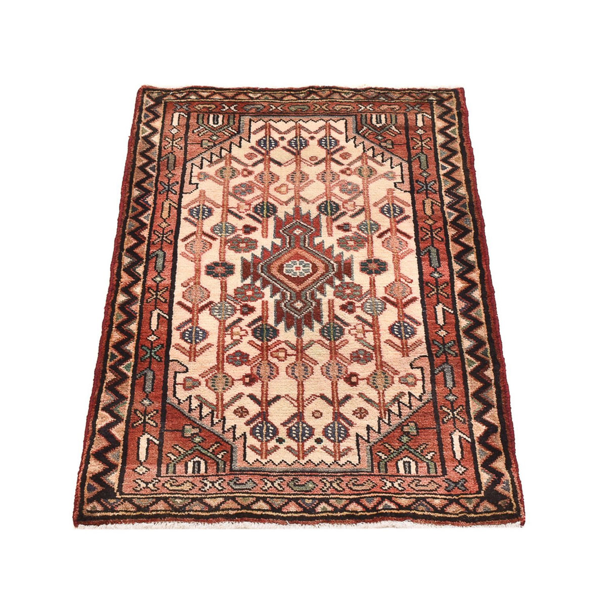 Perser Rug - Nomadic - 101 x 62 cm - light red