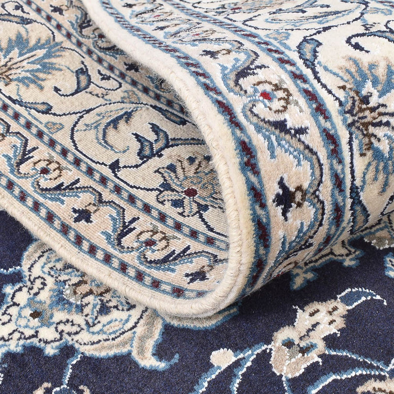 Perser Rug - Nain - 198 x 149 cm - dark blue