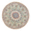 Perser Rug - Nain - Royal round  - 139 x 139 cm - light green