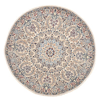 Perser Rug - Nain - Royal round  - 136 x 136 cm - grey