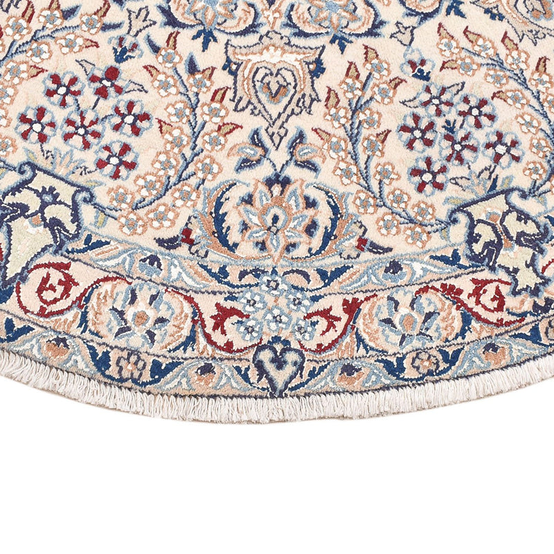 Perser Rug - Nain - Royal round  - 136 x 136 cm - grey