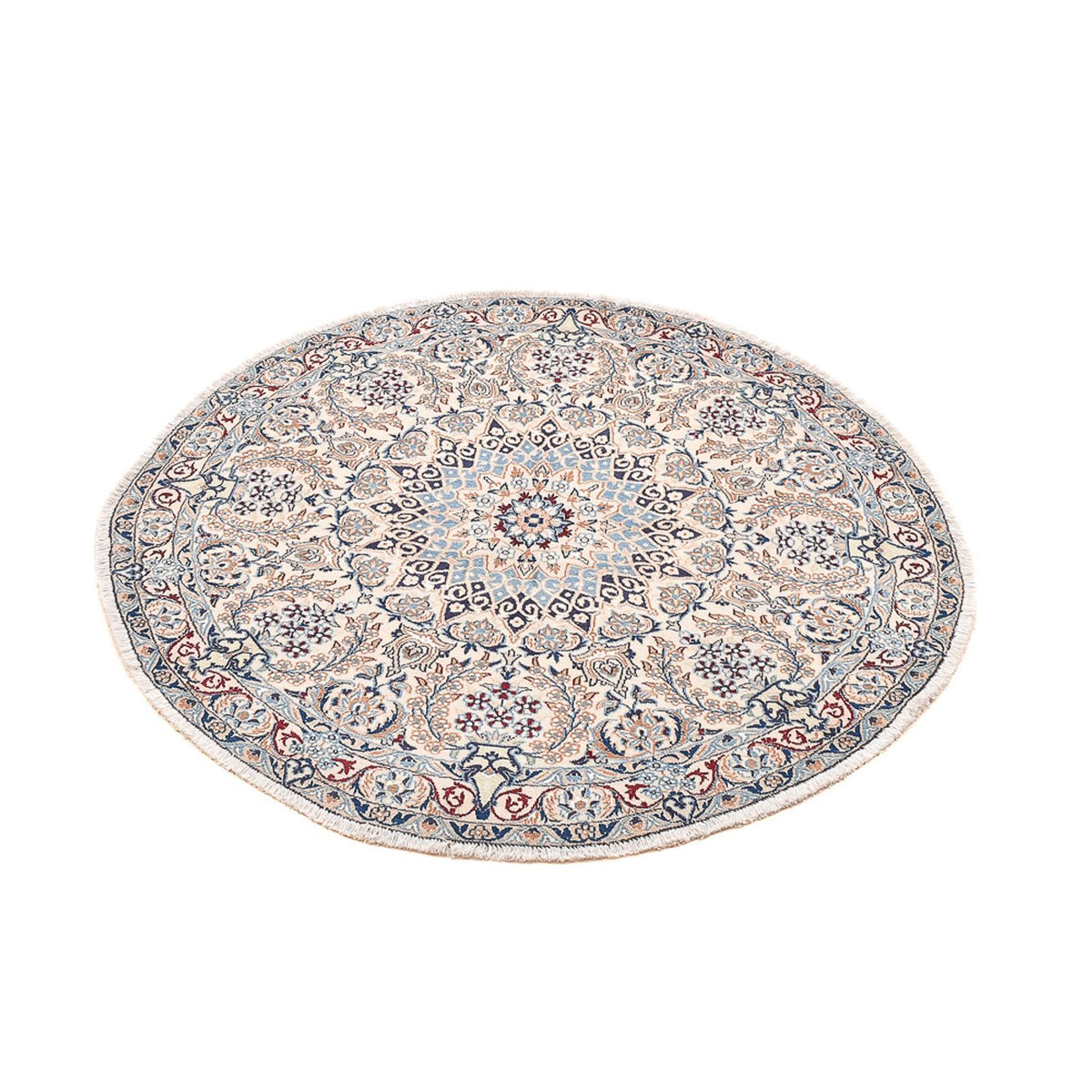 Perser Rug - Nain - Royal round  - 136 x 136 cm - grey