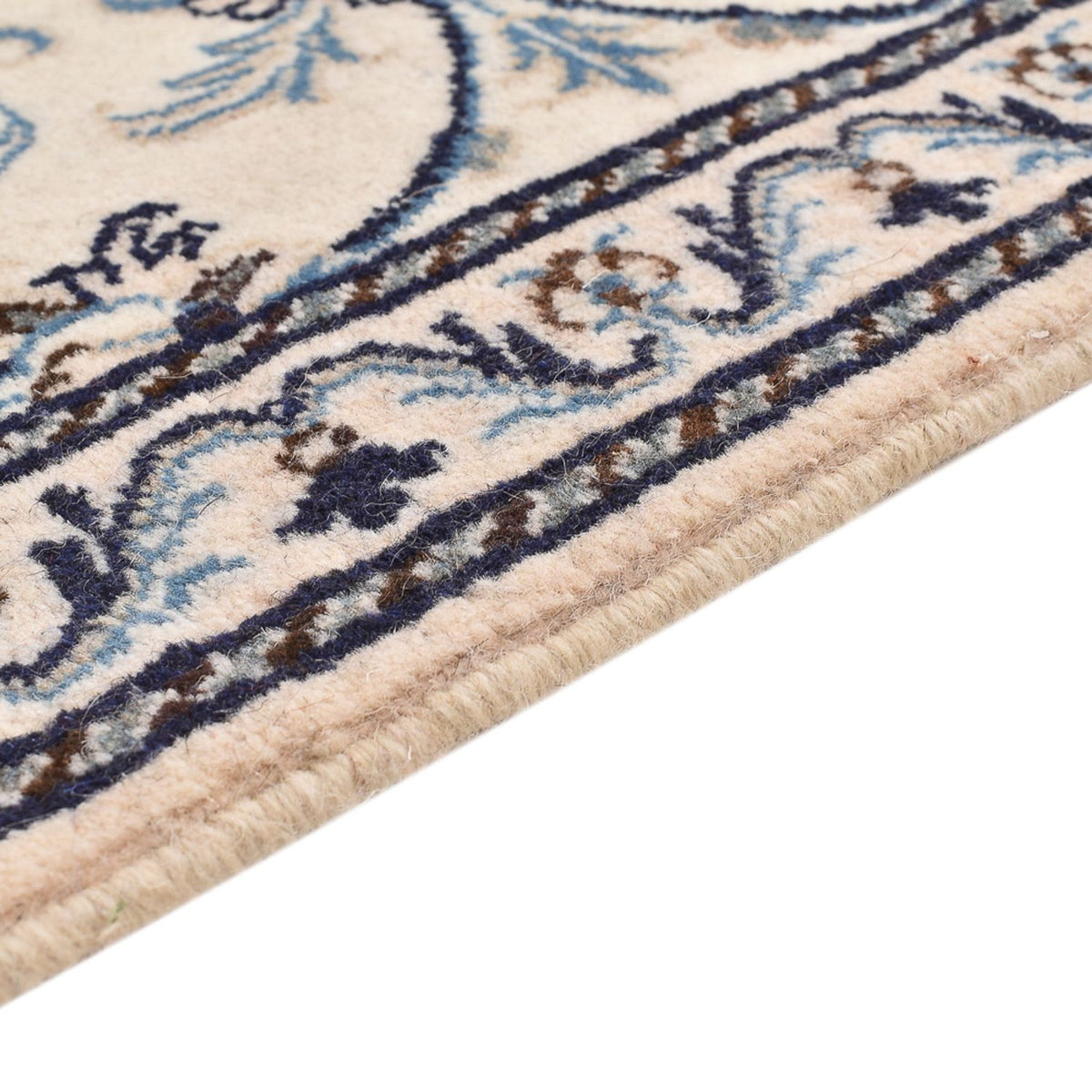 Perser Rug - Nain - 140 x 88 cm - light grey