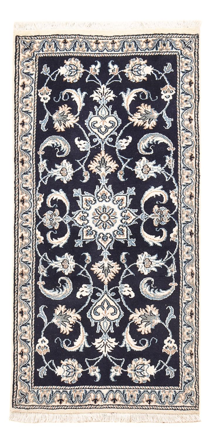 Perser Rug - Nain - 141 x 67 cm - dark blue