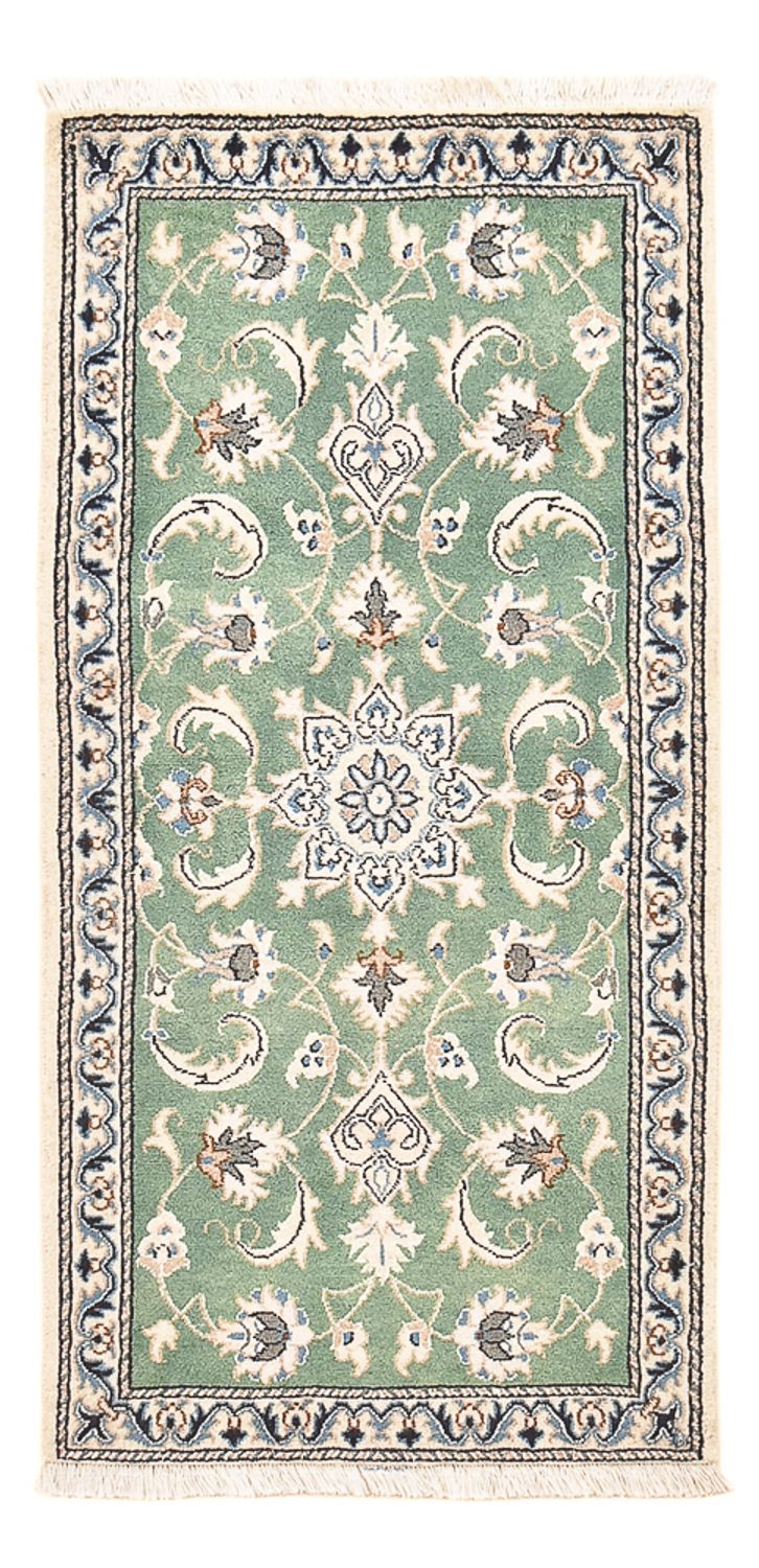 Perser Rug - Nain - 139 x 66 cm - light green