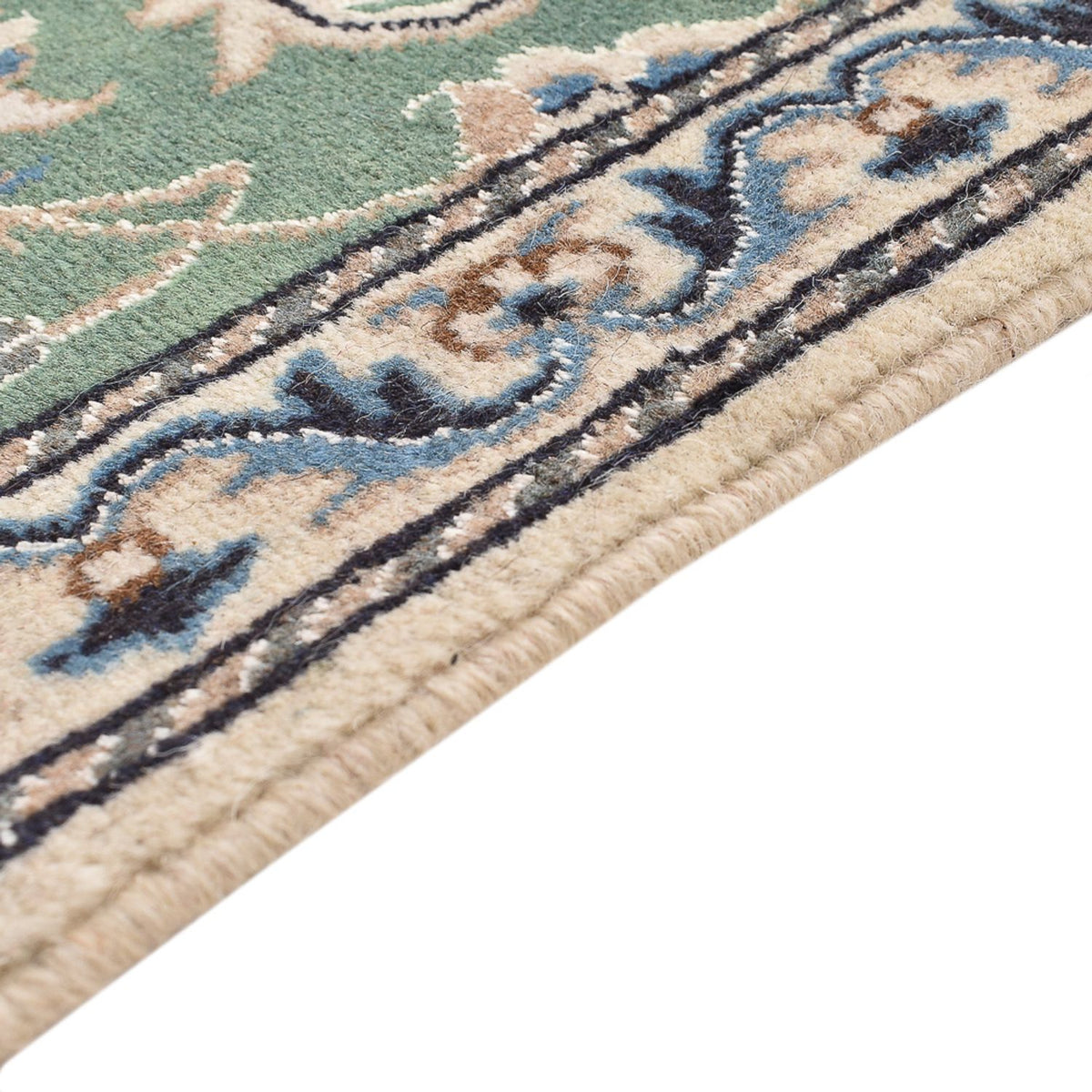 Perser Rug - Nain - 139 x 66 cm - light green