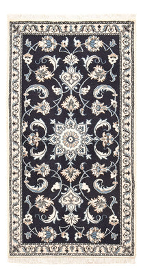 Perser Rug - Nain - 136 x 70 cm - dark blue
