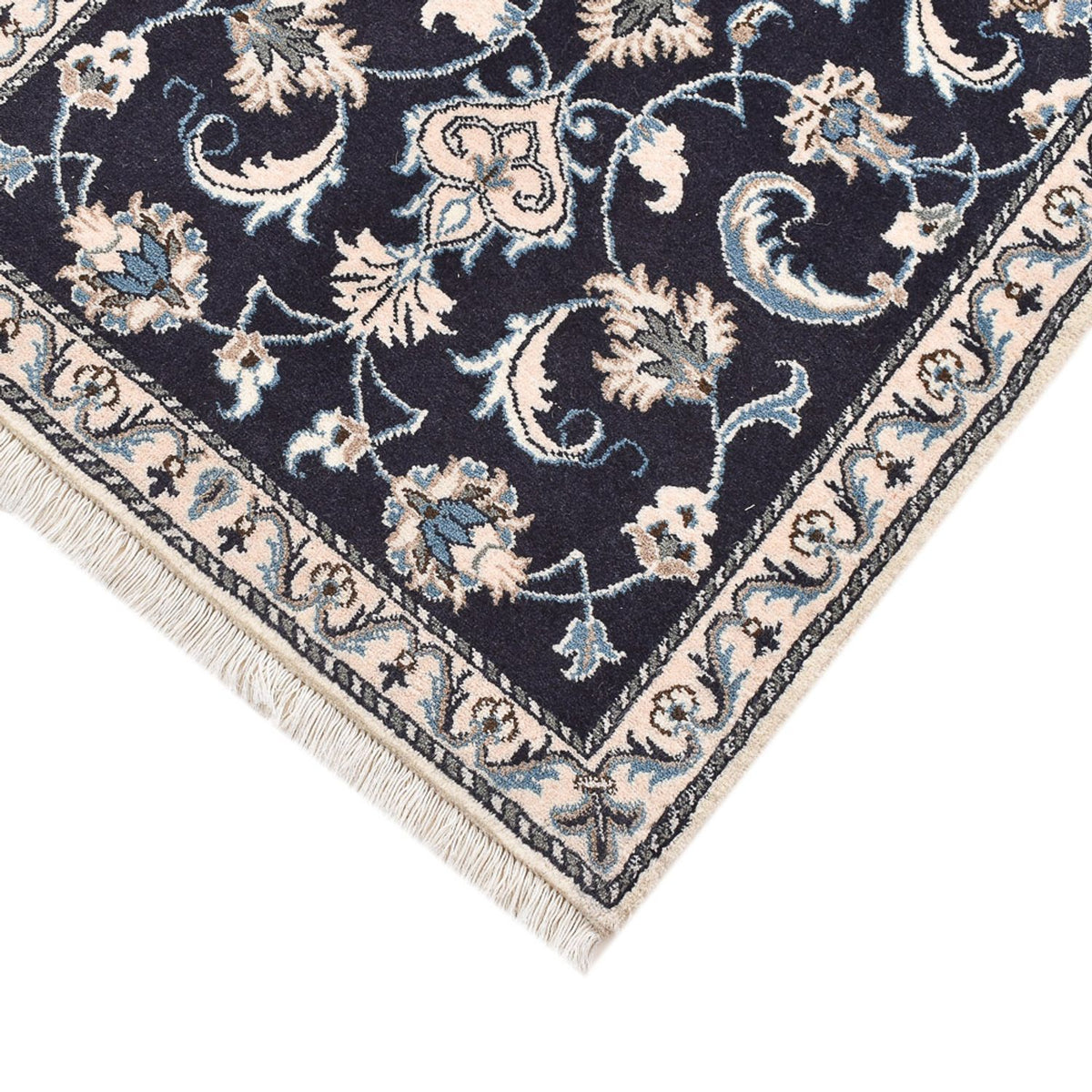 Perser Rug - Nain - 136 x 70 cm - dark blue