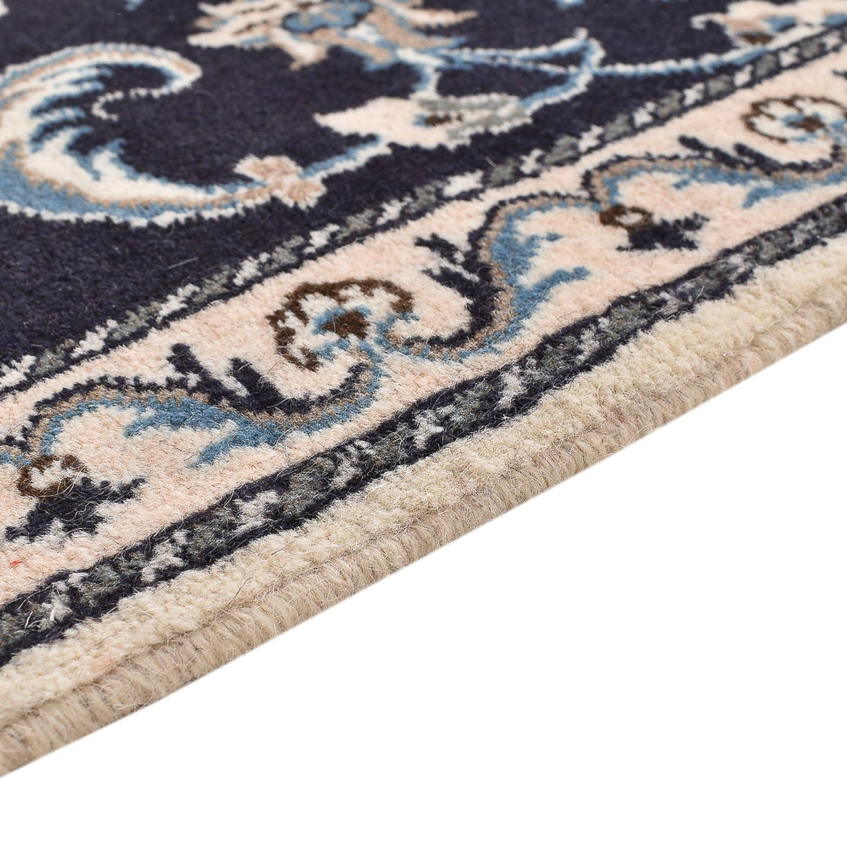 Perser Rug - Nain - 136 x 70 cm - dark blue