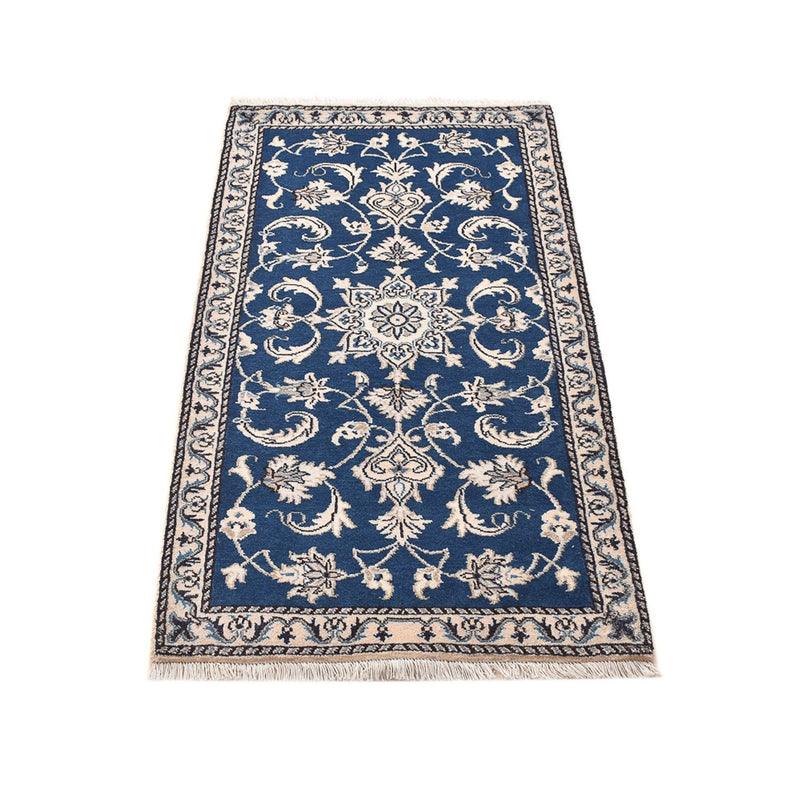 Perser Rug - Nain - 141 x 72 cm - blue