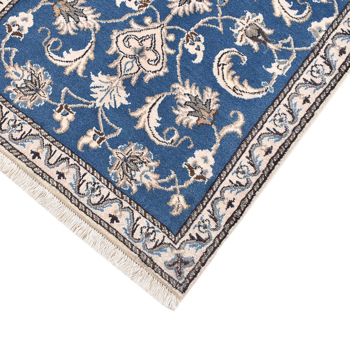 Perser Rug - Nain - 136 x 70 cm - blue
