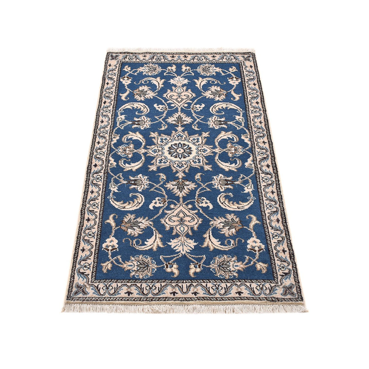 Perser Rug - Nain - 136 x 70 cm - blue