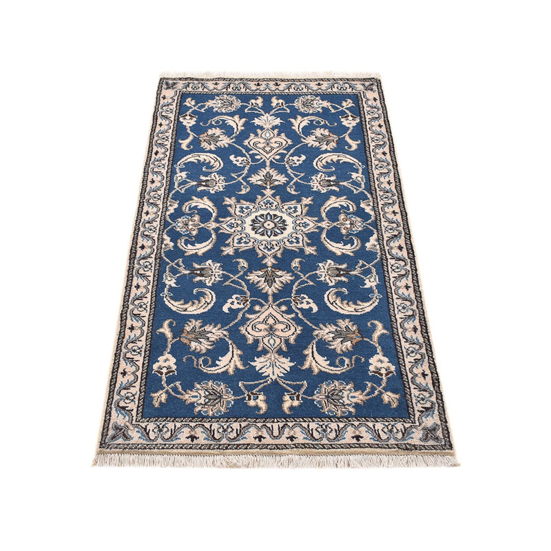 Perser Rug - Nain - 136 x 70 cm - blue