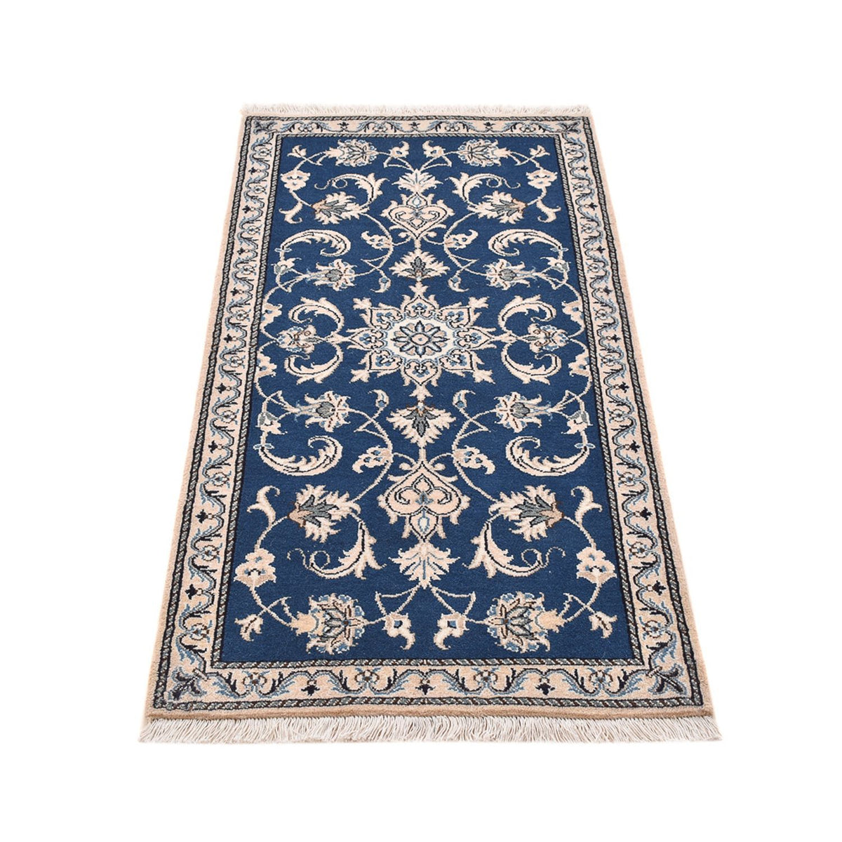 Perser Rug - Nain - 140 x 68 cm - blue