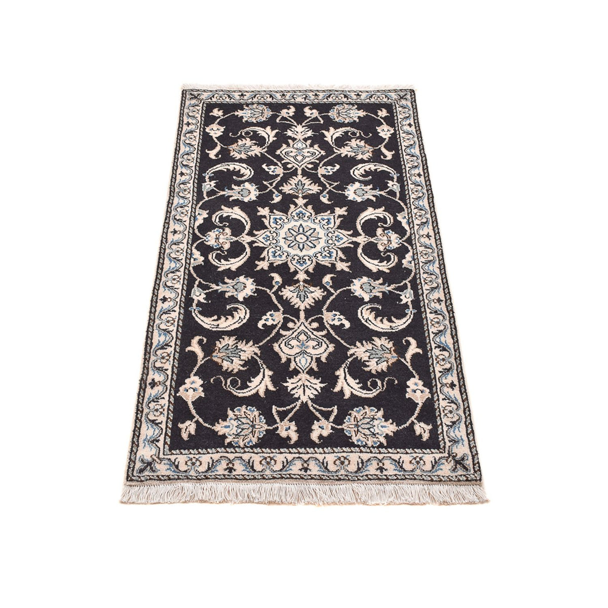 Perser Rug - Nain - 136 x 70 cm - dark blue