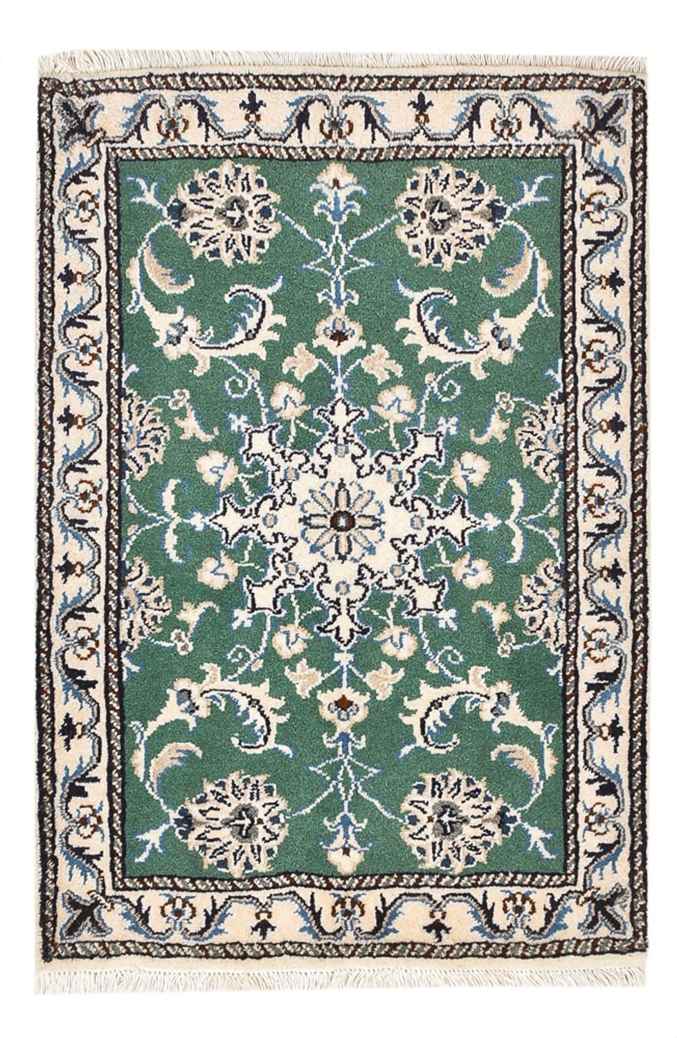 Perser Rug - Nain - 87 x 60 cm - green
