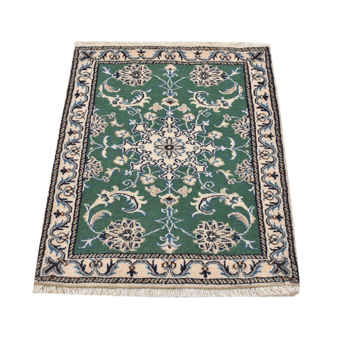 Perser Rug - Nain - 87 x 60 cm - green