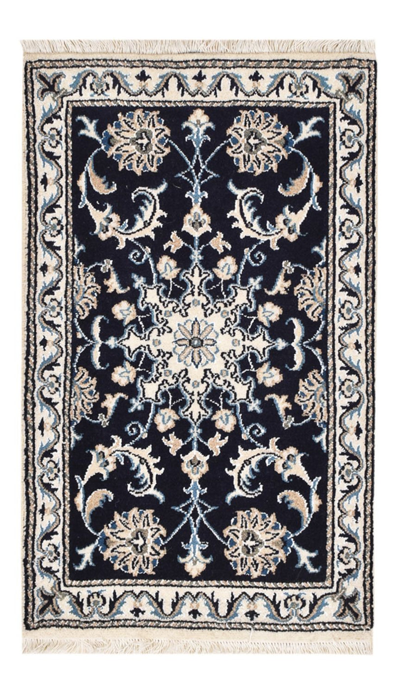 Perser Rug - Nain - 90 x 57 cm - dark blue