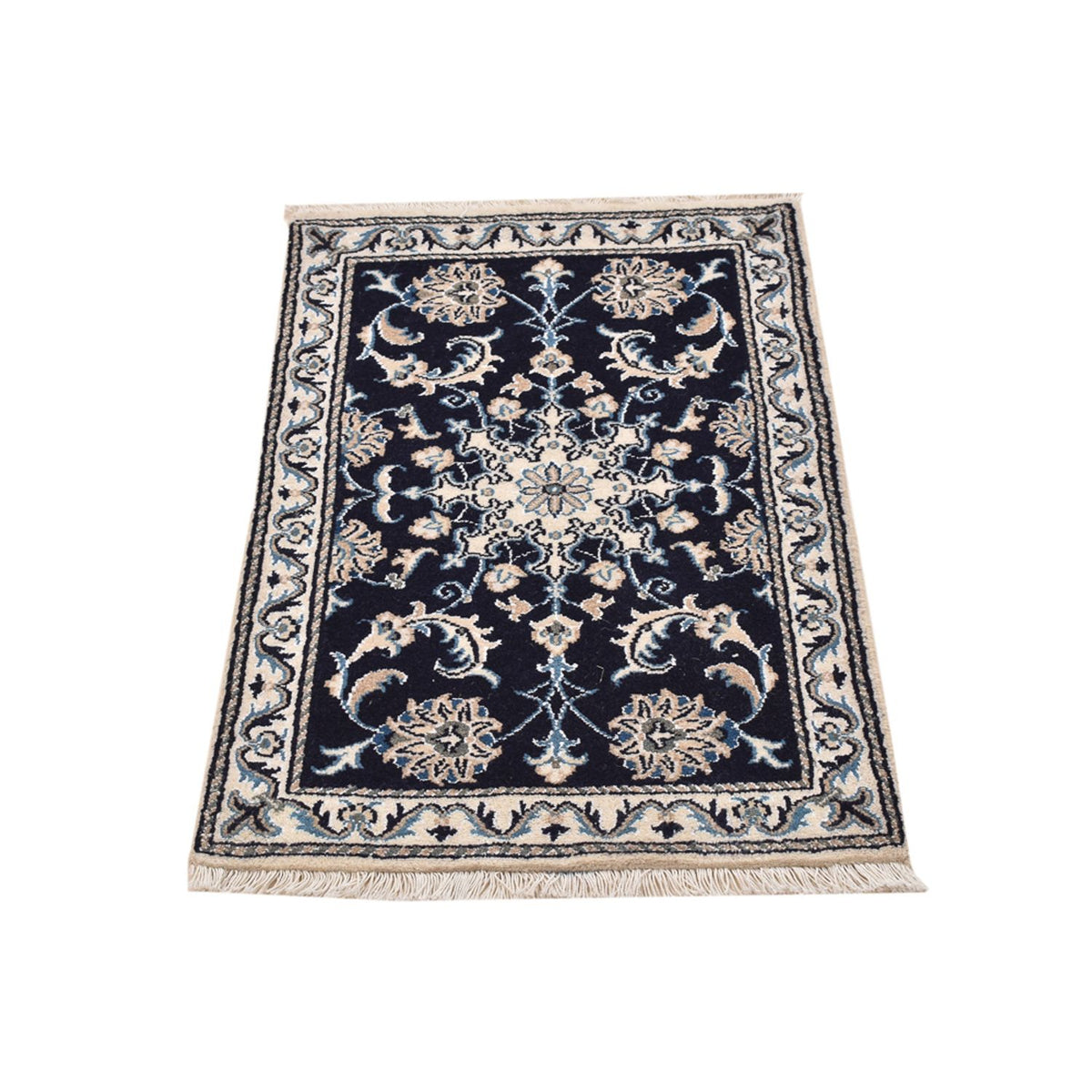Perser Rug - Nain - 90 x 57 cm - dark blue