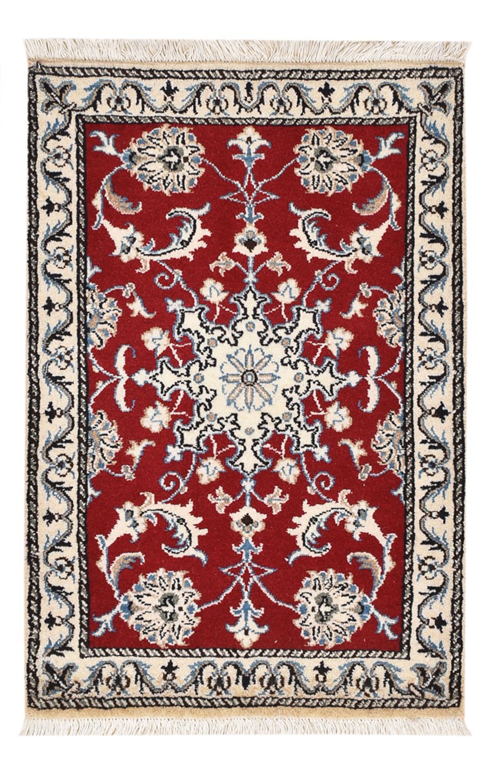 Perser Rug - Nain - 89 x 58 cm - red