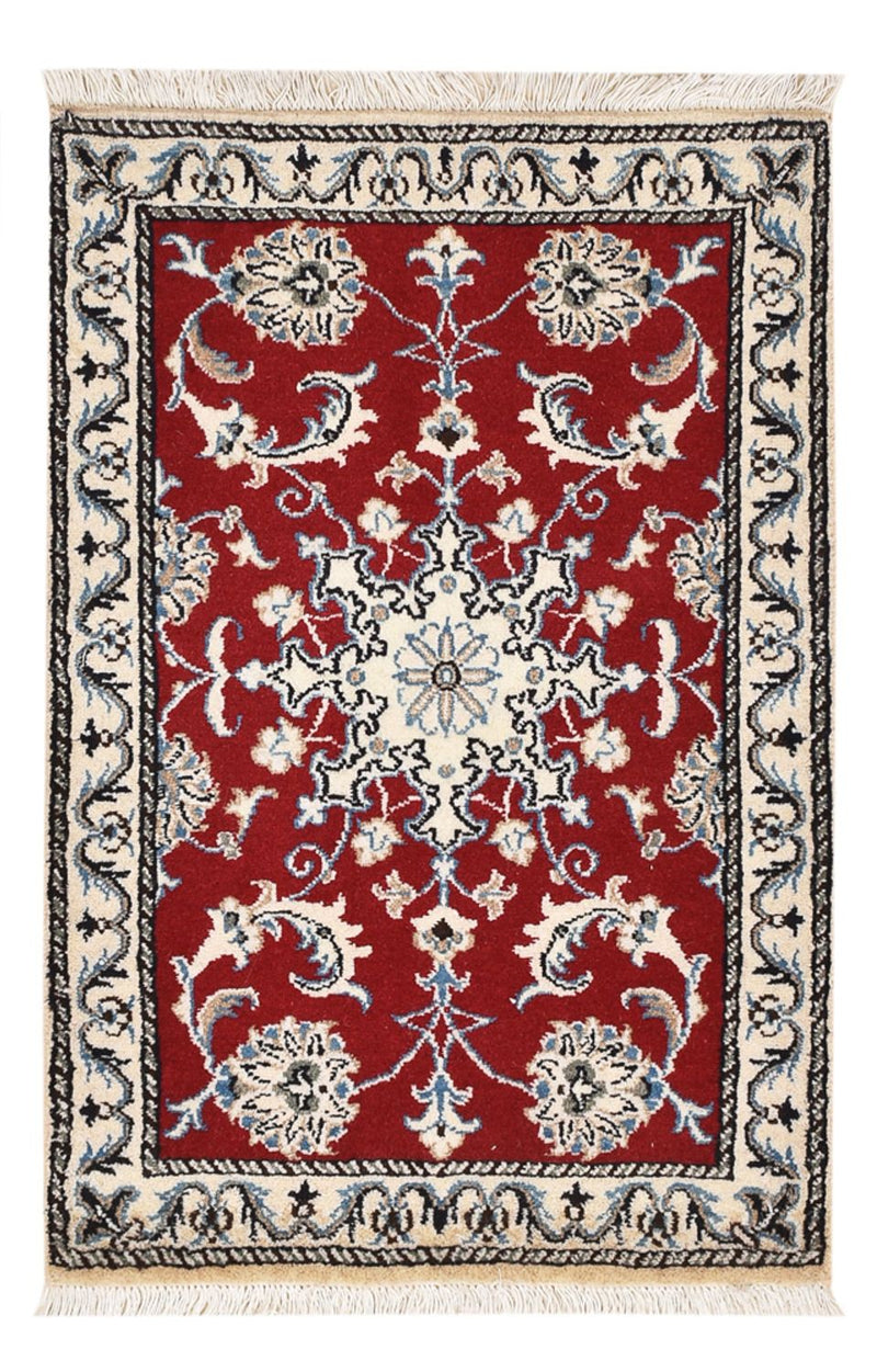 Perser Rug - Nain - 89 x 58 cm - red