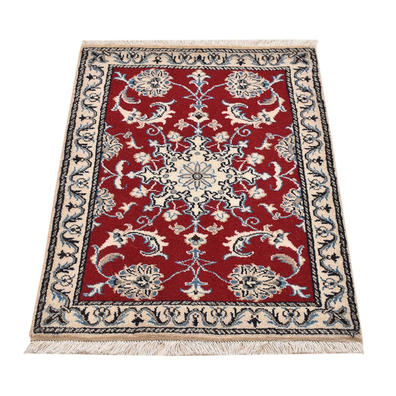 Perser Rug - Nain - 89 x 58 cm - red