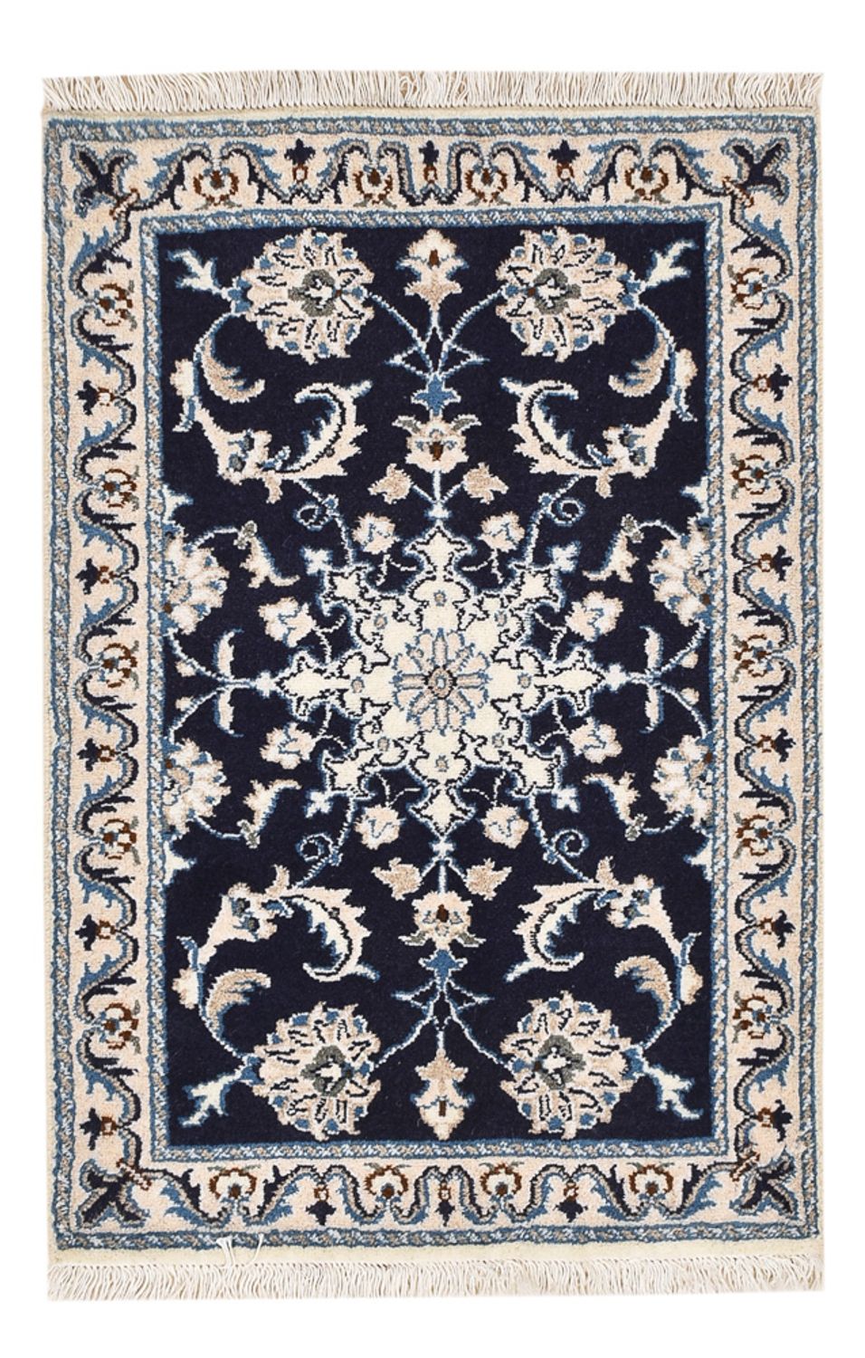 Perser Rug - Nain - 89 x 57 cm - dark blue