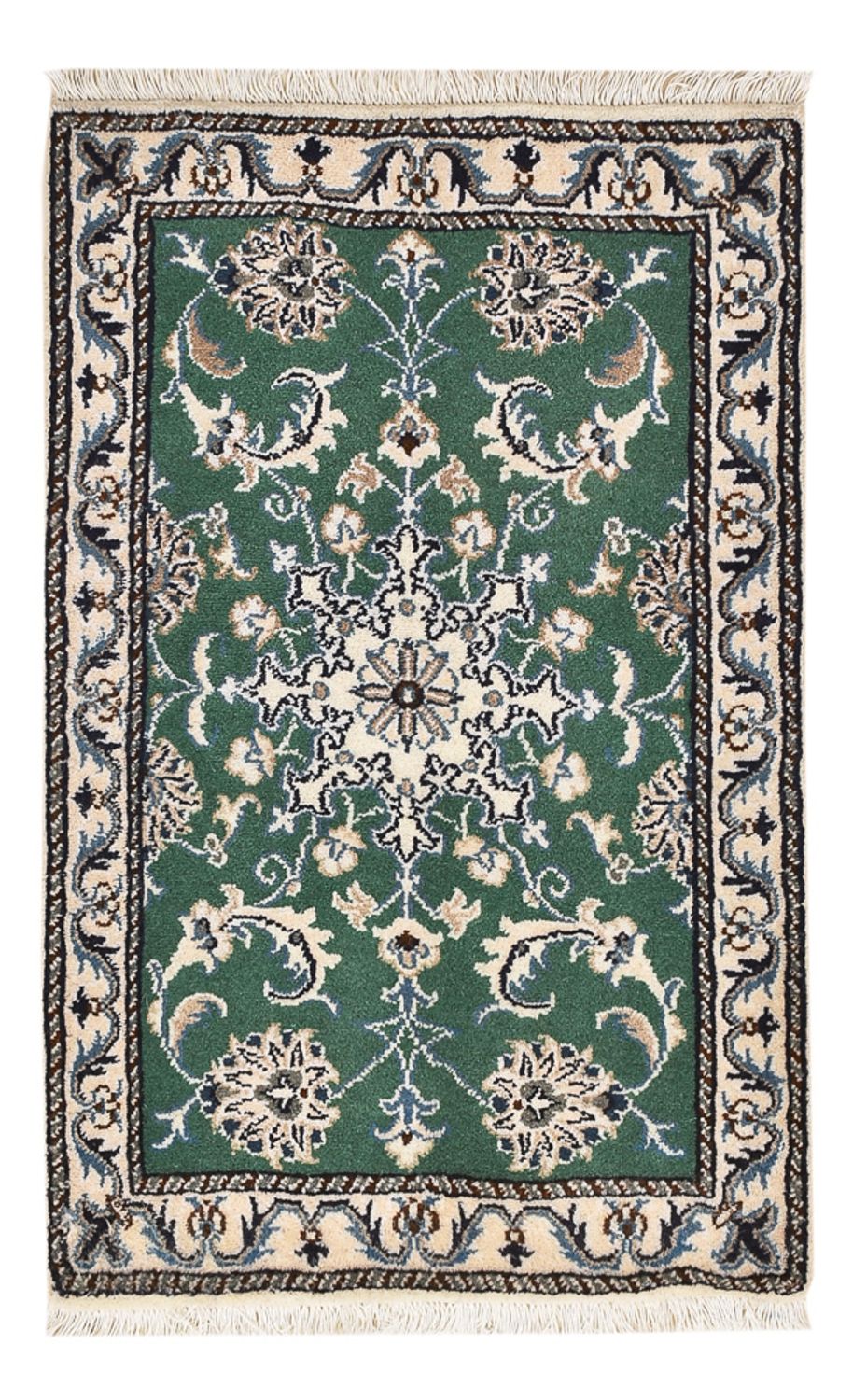 Perser Rug - Nain - 90 x 57 cm - green