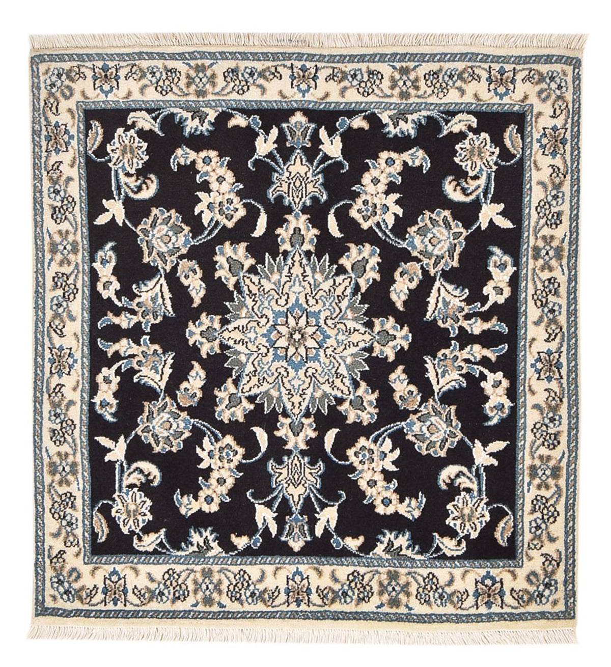 Runner Perser Rug - Nain - 100 x 93 cm - dark blue