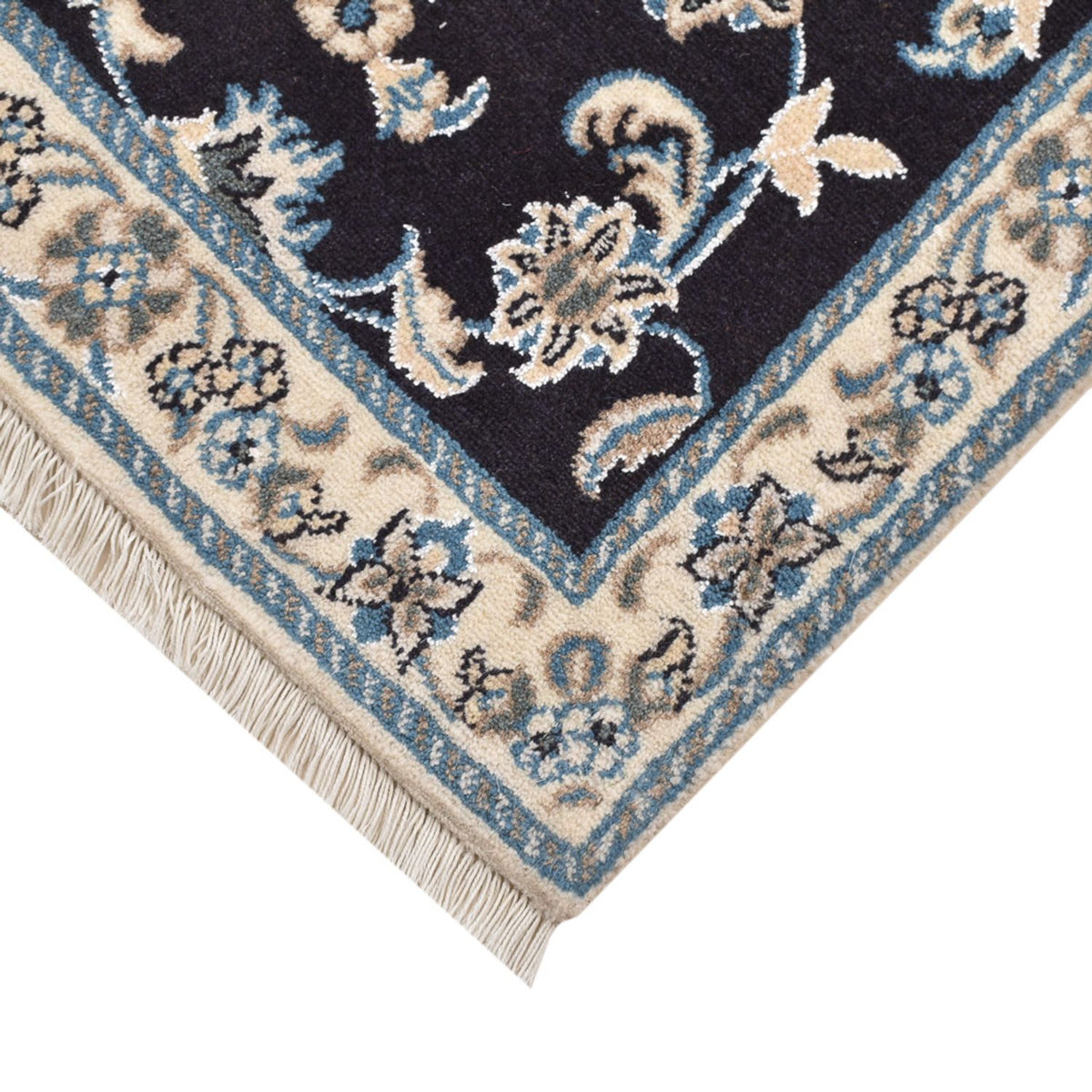 Runner Perser Rug - Nain - 100 x 93 cm - dark blue