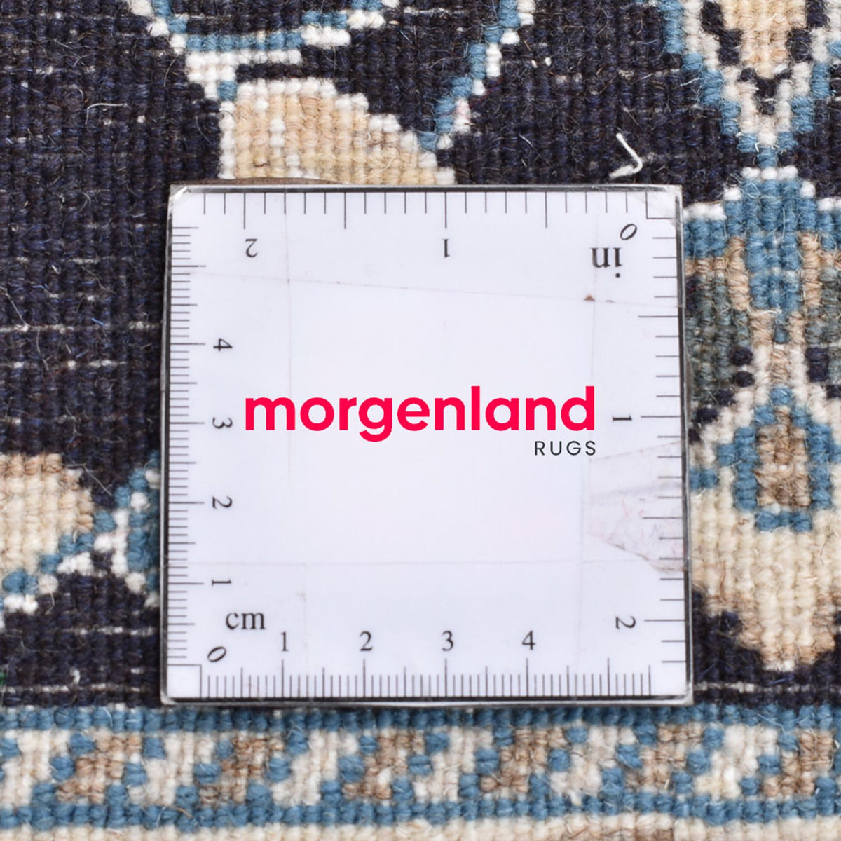 Runner Perser Rug - Nain - 100 x 93 cm - dark blue