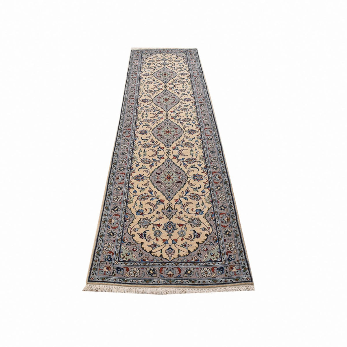 Runner Perser Rug - Keshan - 311 x 80 cm - beige