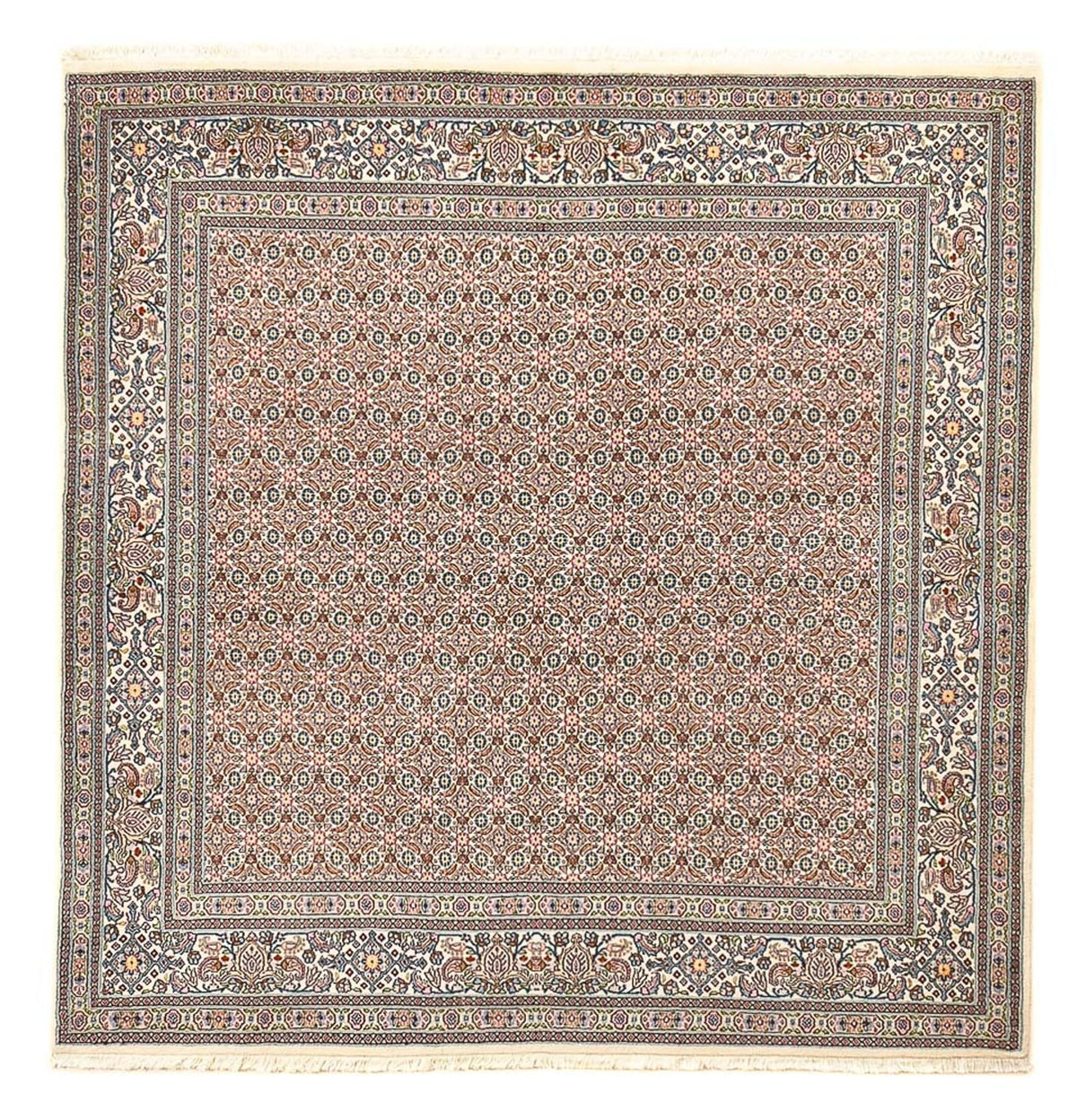 Perser Rug - Classic square  - 200 x 200 cm - light brown