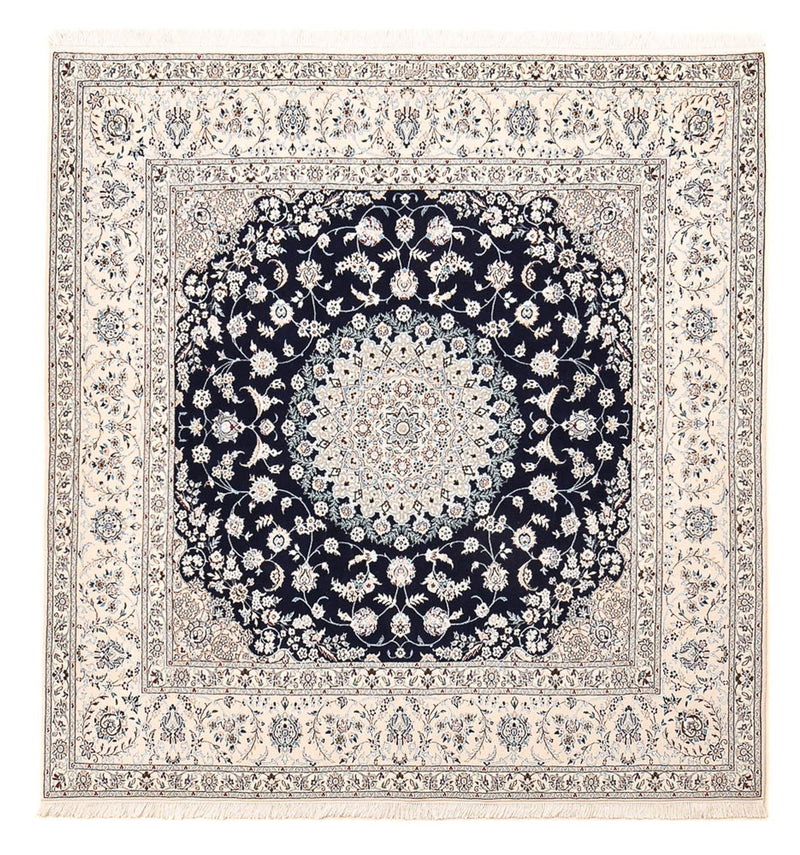 Perser Rug - Nain - Premium square  - 206 x 206 cm - dark blue
