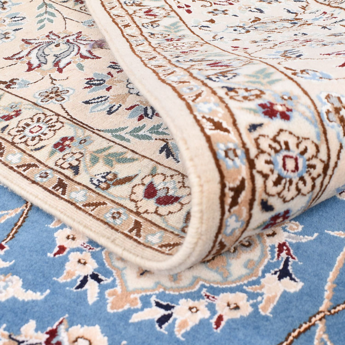 Perser Rug - Nain - Premium - 221 x 159 cm - blue