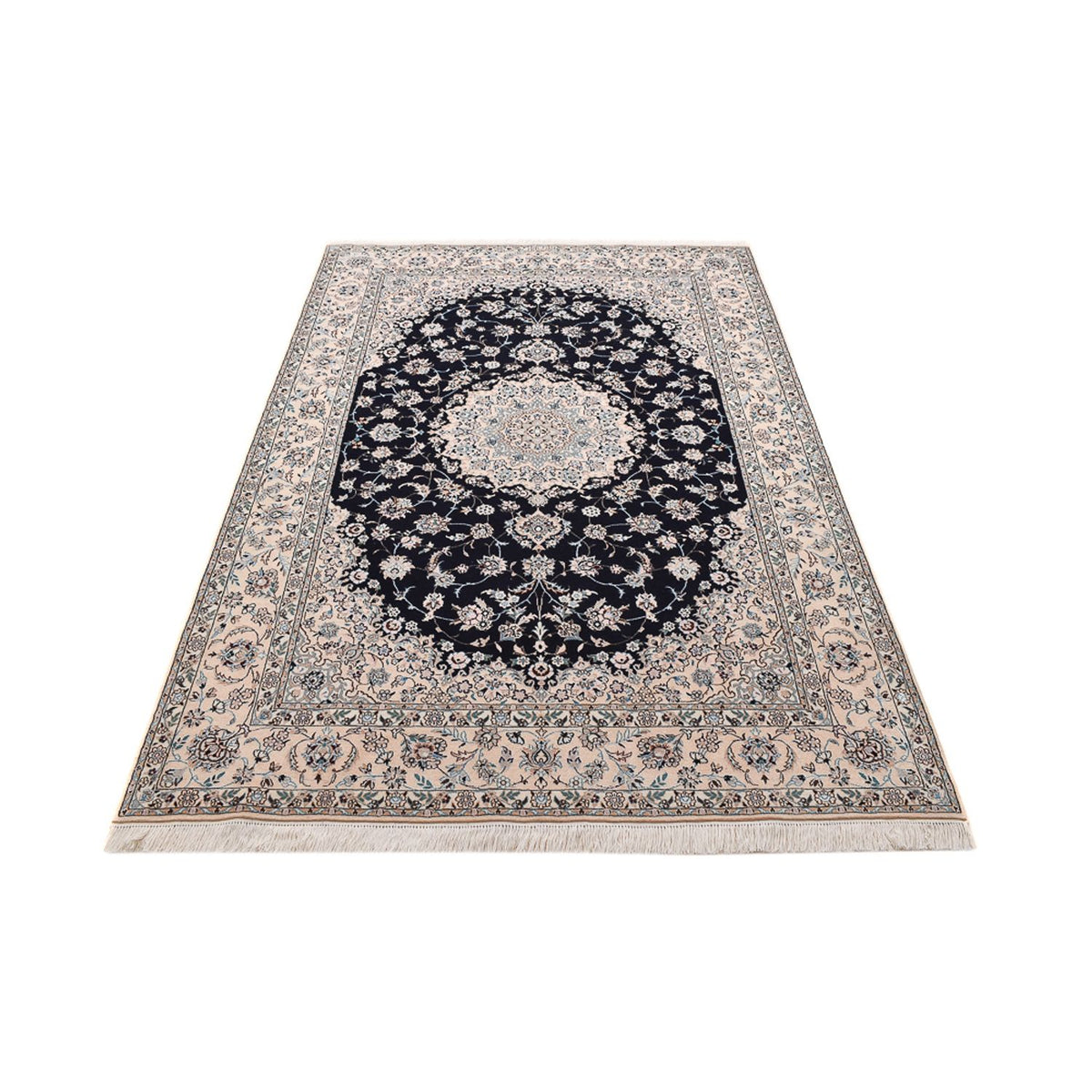 Perser Rug - Nain - Premium - 237 x 158 cm - dark blue
