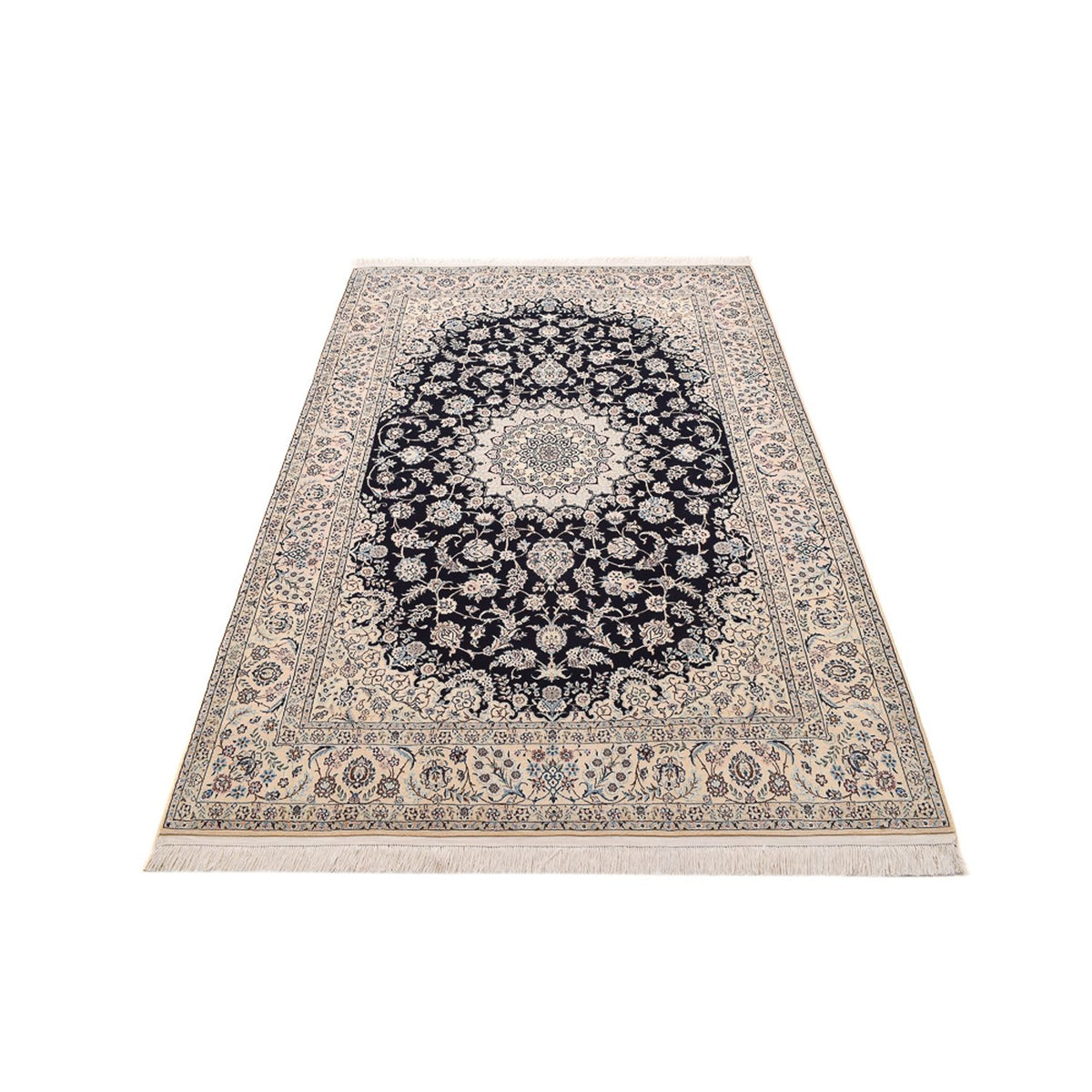 Perser Rug - Nain - Premium - 240 x 161 cm - dark blue