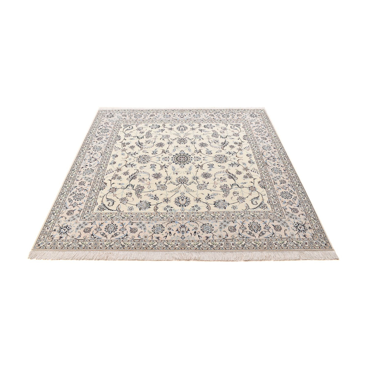 Perser Rug - Nain - Premium square  - 205 x 206 cm - light grey