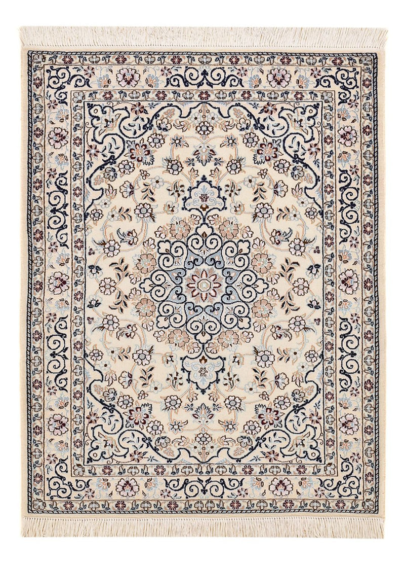 Perser Rug - Nain - Royal - 105 x 81 cm - light grey
