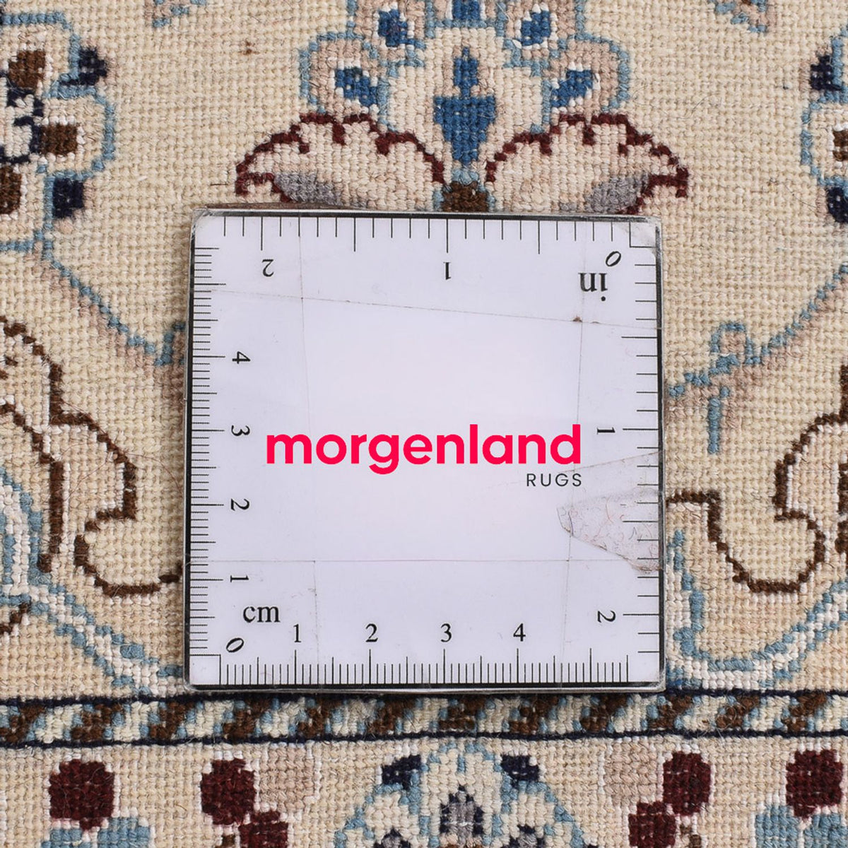 Perser Rug - Nain - Royal - 109 x 69 cm - light grey