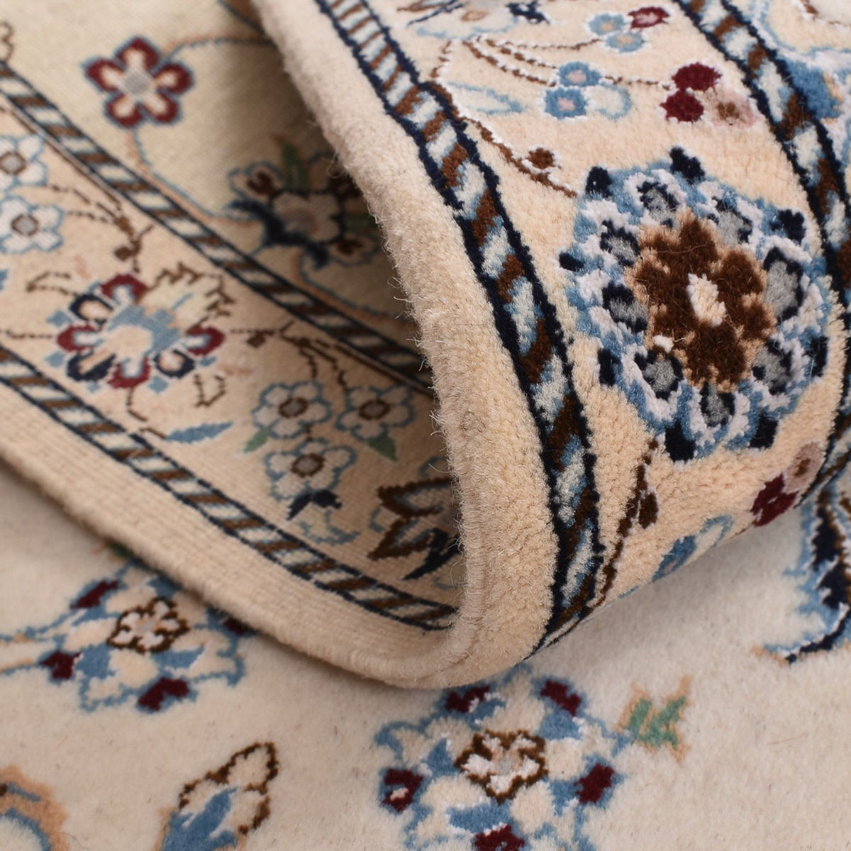 Perser Rug - Nain - Royal - 108 x 71 cm - light grey