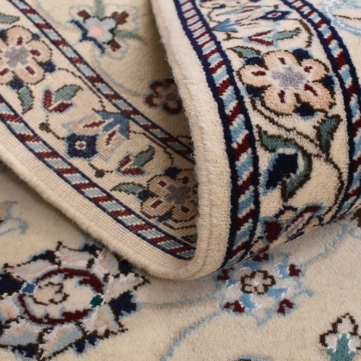 Perser Rug - Nain - Royal - 96 x 64 cm - light grey