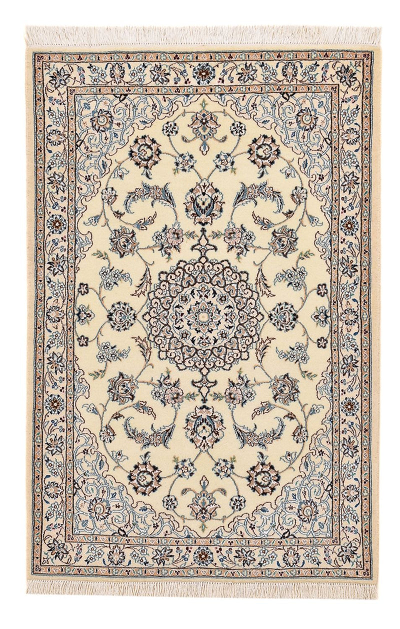 Perser Rug - Nain - Royal - 113 x 74 cm - light grey