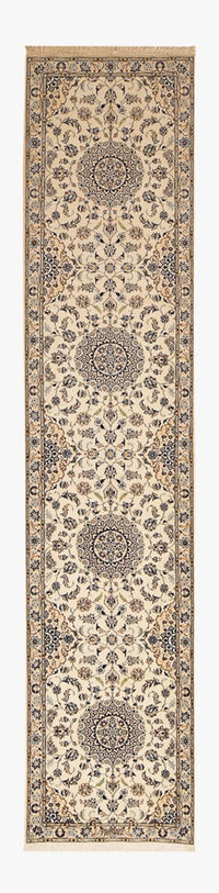 Runner Perser Rug - Nain - Premium - 403 x 87 cm - beige