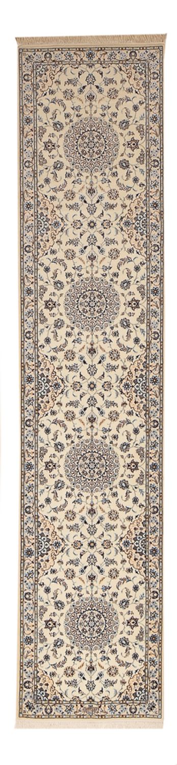 Runner Perser Rug - Nain - Premium - 397 x 87 cm - beige