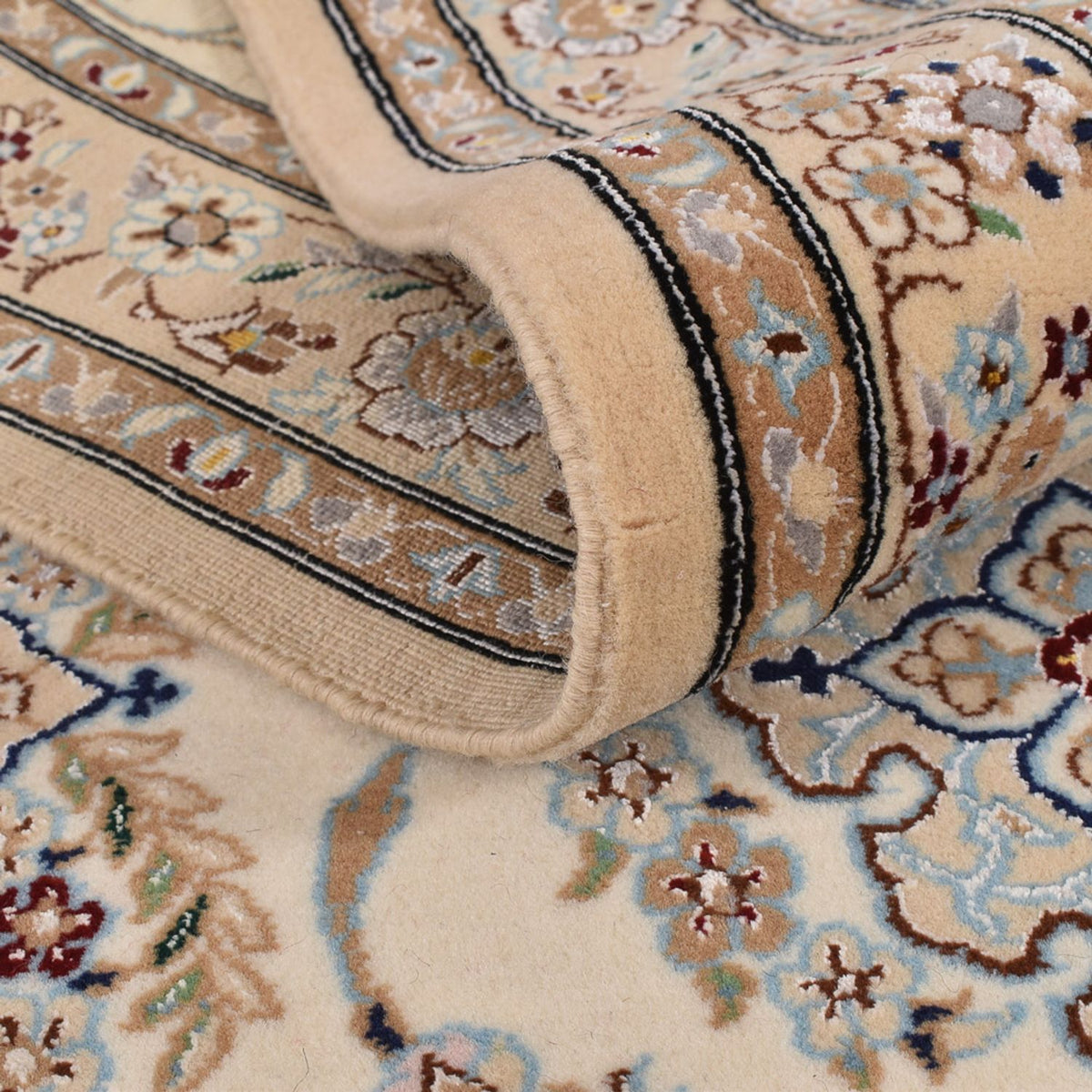 Runner Perser Rug - Nain - Premium - 400 x 100 cm - beige