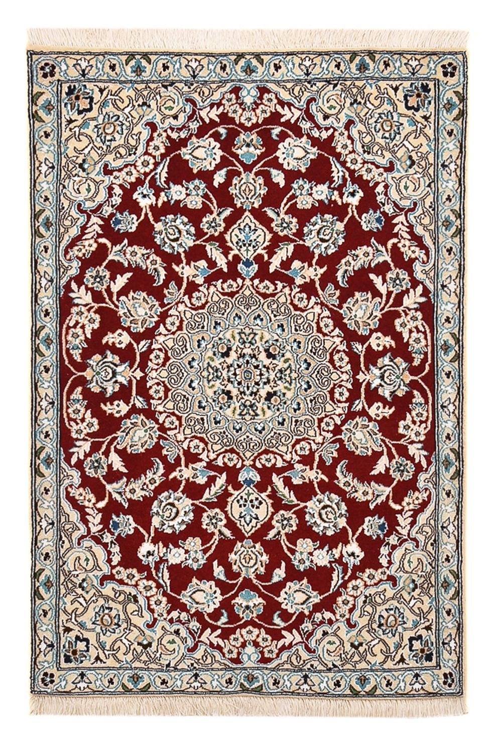 Perser Rug - Nain - Royal - 130 x 88 cm - red
