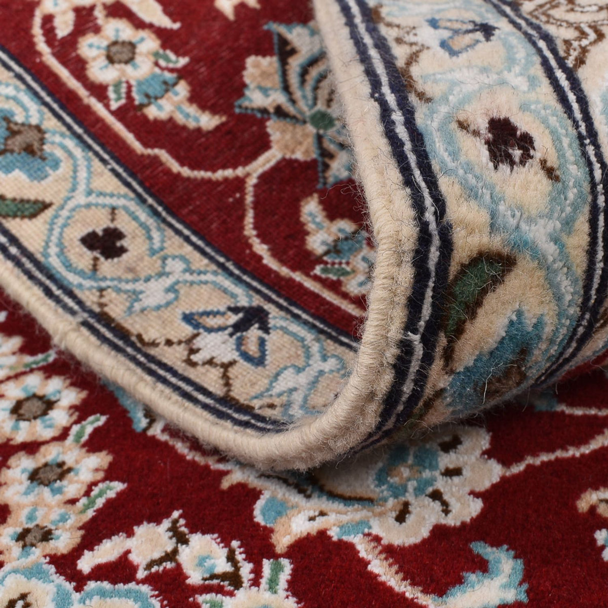 Perser Rug - Nain - Royal - 130 x 88 cm - red