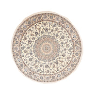 Perser Rug - Nain - Premium round  - 252 x 252 cm - cream